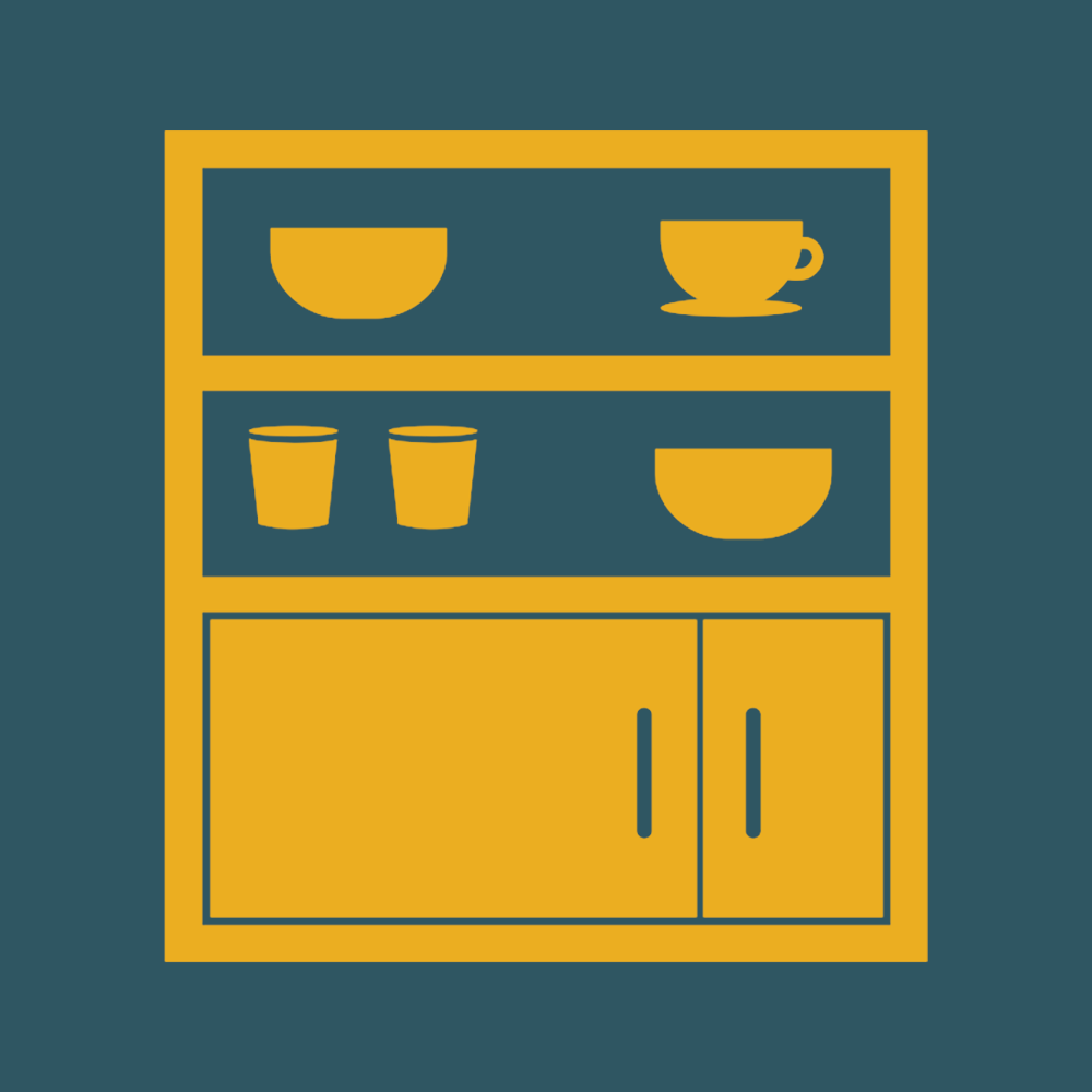 High Kitchen Cabinet